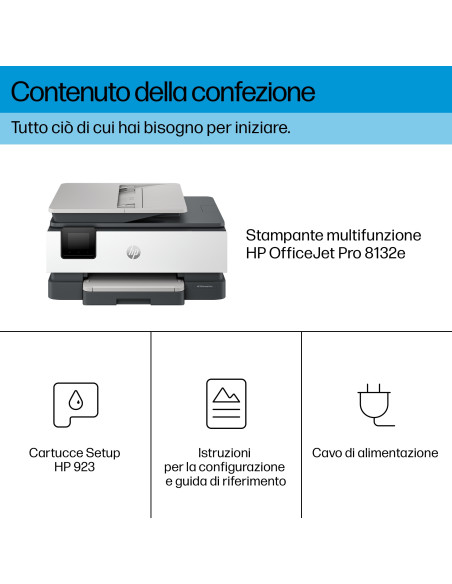 HP OfficeJet Pro Stampante multifunzione 8132e