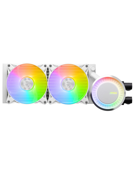 MSI MAG CORELIQUID E240 WHITE sistema di raffreddamento per computer Scheda madre, Processore Kit di raffreddamento a liquido 12