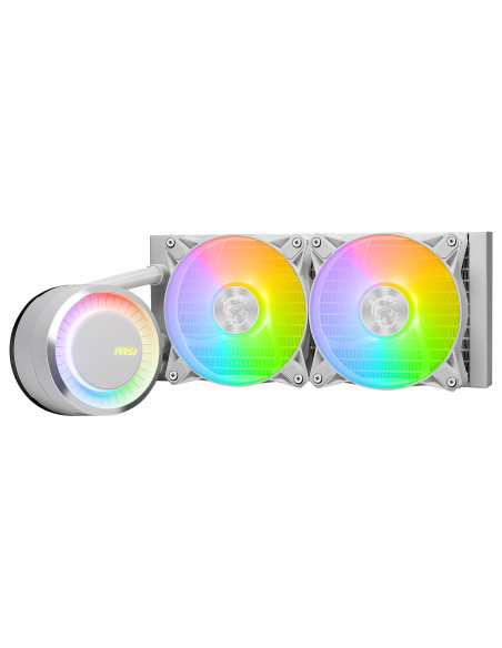 MSI MAG CORELIQUID E240 WHITE sistema di raffreddamento per computer Scheda madre, Processore Kit di raffreddamento a liquido 12