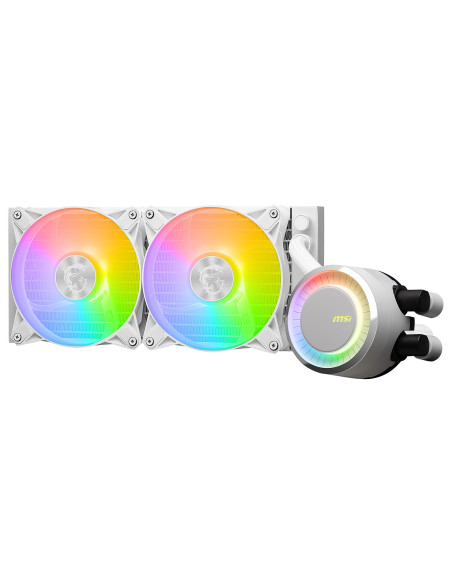 MSI MAG CORELIQUID E240 WHITE sistema di raffreddamento per computer Scheda madre, Processore Kit di raffreddamento a liquido 12