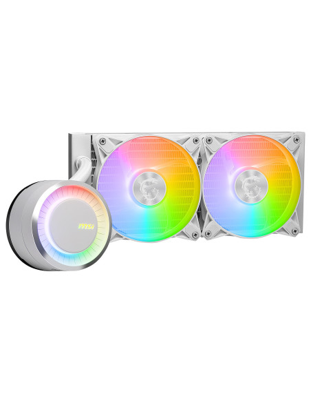 MSI MAG CORELIQUID E240 WHITE sistema di raffreddamento per computer Scheda madre, Processore Kit di raffreddamento a liquido 12