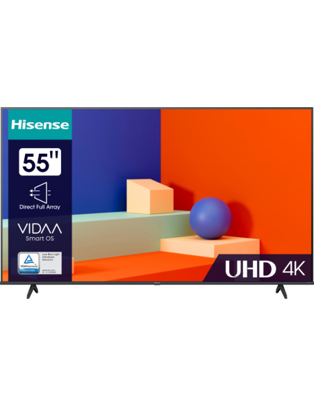 Hisense 55A69K TV 139,7 cm (55") 4K Ultra HD Smart TV Wi-Fi Nero 300 cd/m²