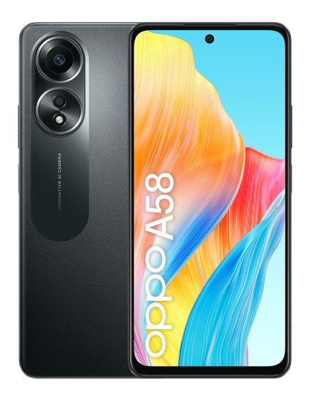 OPPO A58 4G Smartphone, AI Doppia fotocamera 50+2MP, Selfie 8MP, Display 6.72” 60HZ LCD FHD+, 5000mAh, RAM 6 (Esp 2GB/4GB/6GB)
