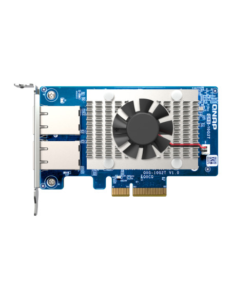 QNAP QXG-10G2T scheda di rete e adattatore Interno Ethernet 10000 Mbit/s