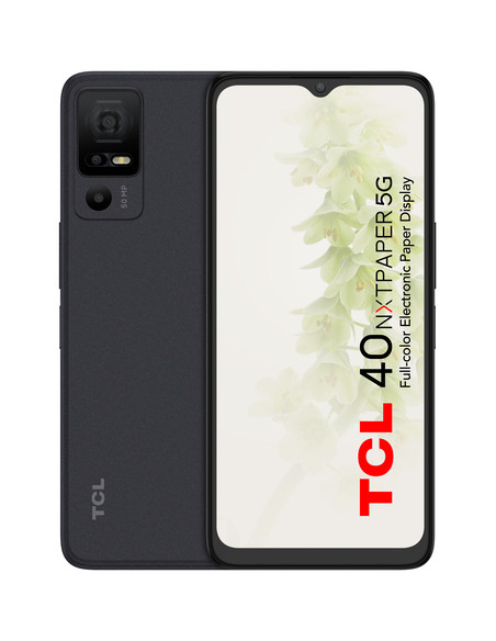 TCL 40 NXTPAPER 5G 16,8 cm (6.6") Dual SIM ibrida Android 13 USB tipo-C 6 GB 256 GB 5000 mAh Nero