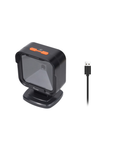 Equip 351028 lettore di codici a barre Lettore di codici a barre fisso 1D/2D LED Nero