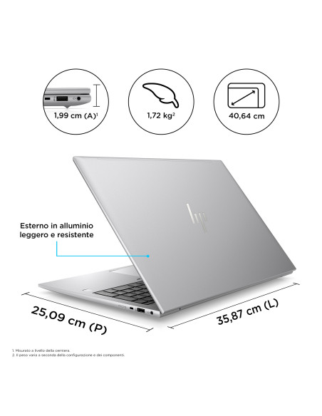 HP ZBook Firefly G10 Intel® Core™ i7 i7-1355U Workstation mobile 40,6 cm (16") WUXGA 32 GB DDR5-SDRAM 1 TB SSD NVIDIA RTX A50