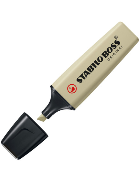 STABILO BOSS ORIGINAL NatureColors evidenziatore 4 pz Punta smussata Nero, Bronzo, Marrone, Verde