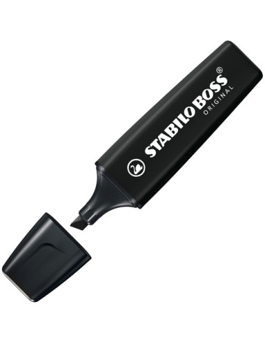 STABILO BOSS ORIGINAL NatureColors evidenziatore 4 pz Punta smussata Beige, Nero, Verde, Grigio chiaro