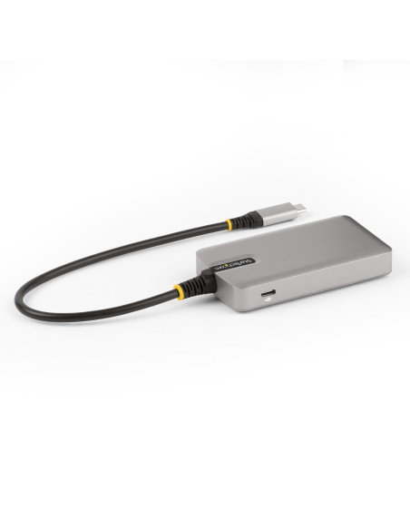 StarTech.com Hub USB-C a 4 porte con uscita video USB-C DP Alt Mode 4K 60Hz - 3x USB Type-A, 1x USB Type-C, 100W PD Pass-Through