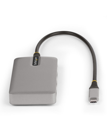 StarTech.com Hub USB-C a 4 porte con uscita video USB-C DP Alt Mode 4K 60Hz - 3x USB Type-A, 1x USB Type-C, 100W PD Pass-Through