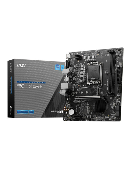 MSI PRO H610M-E scheda madre Intel H610 LGA 1700 micro ATX