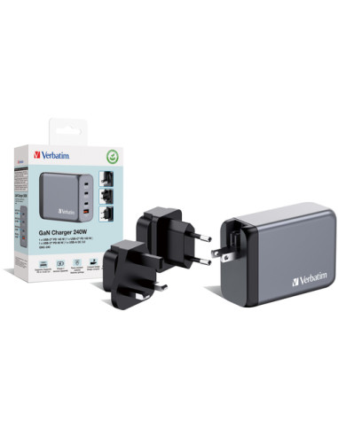 Verbatim GNC-240 Universale Nero, Grigio AC Ricarica rapida Interno