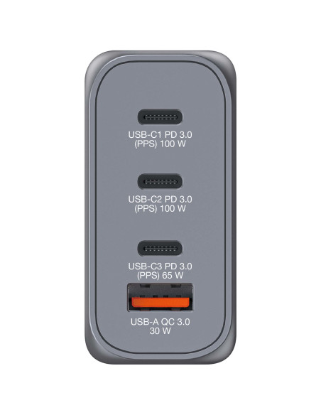 Verbatim GNC-100 Universale Nero, Grigio AC Ricarica rapida Interno