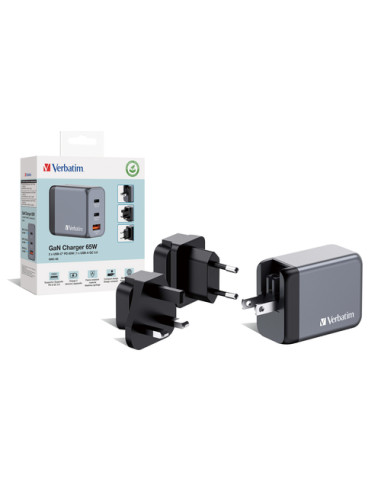 Verbatim GNC-65 Universale Nero, Grigio AC Ricarica rapida Interno