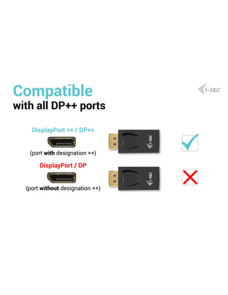 i-tec Passive DisplayPort to HDMI Adapter (max 4K/30Hz)