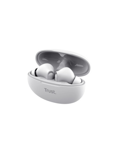 Trust Yavi Auricolare True Wireless Stereo (TWS) In-ear Musica e Chiamate USB tipo-C Bluetooth Bianco