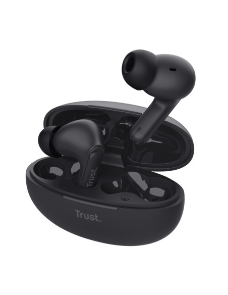 Trust Yavi Auricolare True Wireless Stereo (TWS) In-ear Musica e Chiamate USB tipo-C Bluetooth Nero