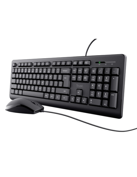 Trust 24646 tastiera Mouse incluso Ufficio USB QWERTY Italiano Nero