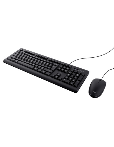 Trust 24646 tastiera Mouse incluso Ufficio USB QWERTY Italiano Nero