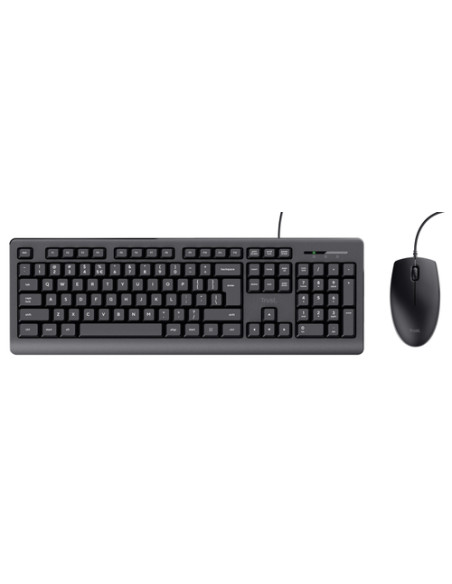 Trust 24646 tastiera Mouse incluso Ufficio USB QWERTY Italiano Nero