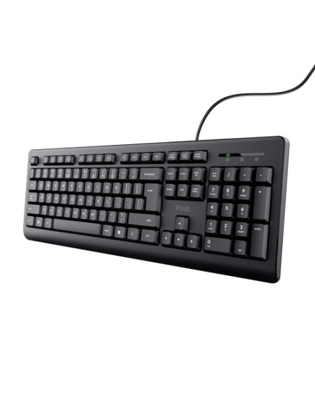 Trust 24640 tastiera Ufficio USB QWERTY Italiano Nero