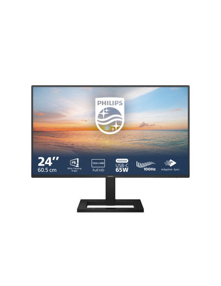 Philips Serie 1000 24E1N1300AE/00 Monitor PC 60,5 cm (23.8") 1920 x 1080 Pixel Full HD LCD Nero