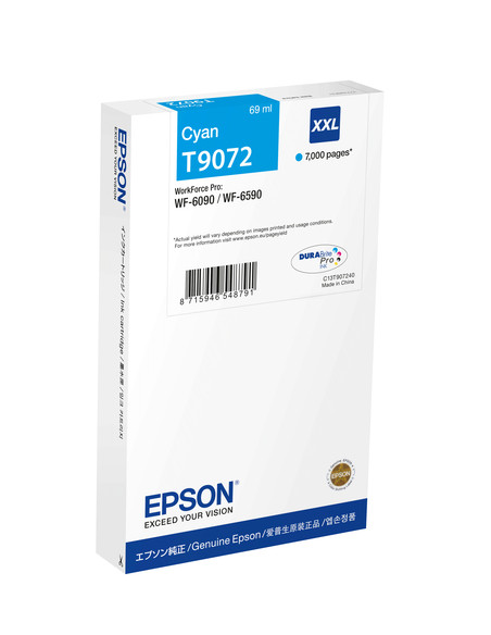 Epson C13T90724N cartuccia d'inchiostro 1 pz Originale Resa extra elevata (super) Ciano