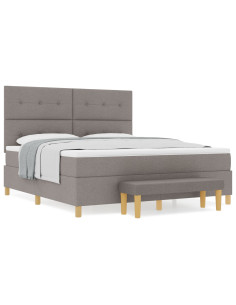 Letto a molle con materasso Talpa 180 x 200 cm Tessuto