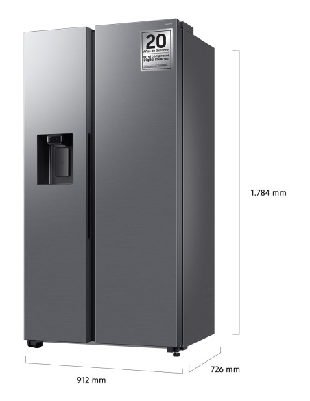 Samsung Frigorifero Side By Side 640L RS70F64KETEF