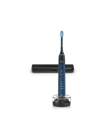 Philips Sonicare DiamondClean 9000 Series Spazzolino Elettrico Sonico Blu Special Edition, con custodia da viaggio HX9911/88