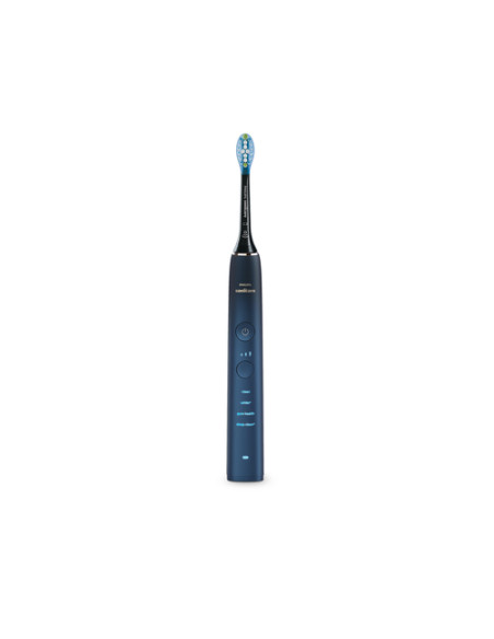 Philips Sonicare DiamondClean 9000 Series Spazzolino Elettrico Sonico Blu Special Edition, con custodia da viaggio HX9911/88