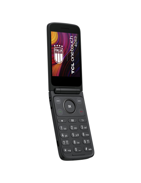 TCL OneTouch 4043 8,13 cm (3.2") 130,6 g Grigio Telefono cellulare basico