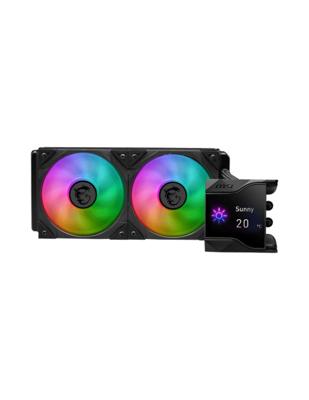 MSI MPG CORELIQUID D240 sistema di raffreddamento per computer Processore Kit di raffreddamento a liquido 12 cm Nero 1 pz