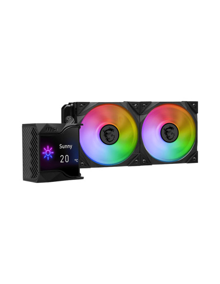 MSI MPG CORELIQUID D240 sistema di raffreddamento per computer Processore Kit di raffreddamento a liquido 12 cm Nero 1 pz