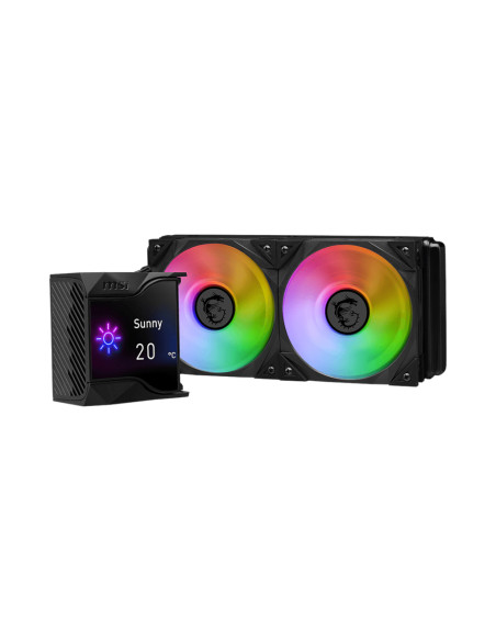 MSI MPG CORELIQUID D240 sistema di raffreddamento per computer Processore Kit di raffreddamento a liquido 12 cm Nero 1 pz