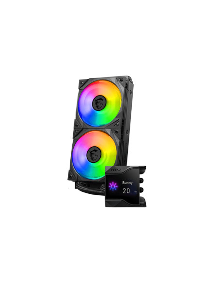 MSI MPG CORELIQUID D240 sistema di raffreddamento per computer Processore Kit di raffreddamento a liquido 12 cm Nero 1 pz