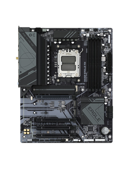 GIGABYTE B650 EAGLE AX Scheda madre - AMD Ryzen serie 9000, VRM a 12+2+2 fasi, fino a 7600 MHz DDR5 (OC), 1xPCIe 5.0 + 2xPCIe 4.