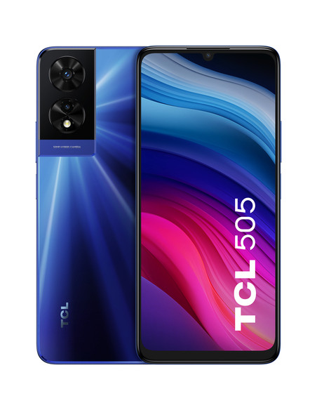 TCL 505 17,1 cm (6.75") Doppia SIM Android 14 4G USB tipo-C 4 GB 128 GB 5010 mAh Blu