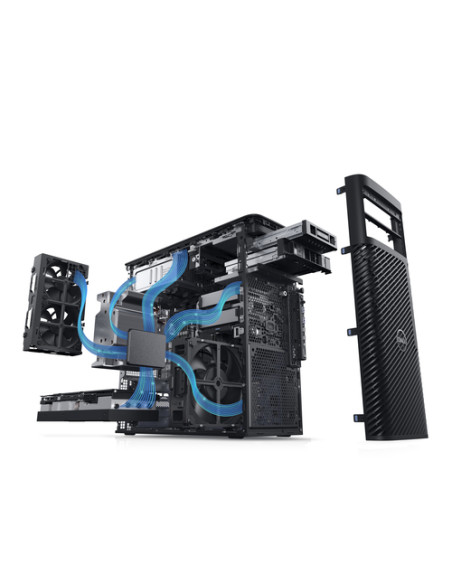 DELL Precision 7865 AMD Ryzen Threadripper PRO 5945WX 32 GB DDR4-SDRAM 1 TB SSD Windows 11 Pro Tower Stazione di lavoro Nero