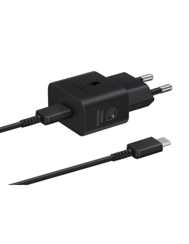 Samsung Caricabatterie Super Fast Charging (25W) con cavo da USB Type-C a USB Type-C