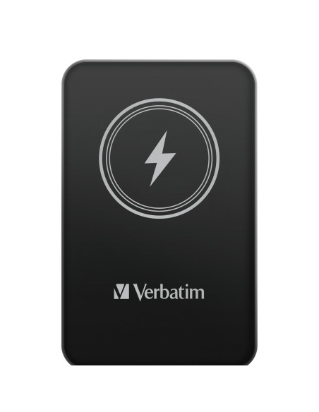 Verbatim Charge 'n' Go Polimeri di litio (LiPo) 5000 mAh Carica wireless Nero