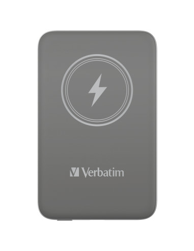 Verbatim Charge 'n' Go Polimeri di litio (LiPo) 10000 mAh Carica wireless Grigio