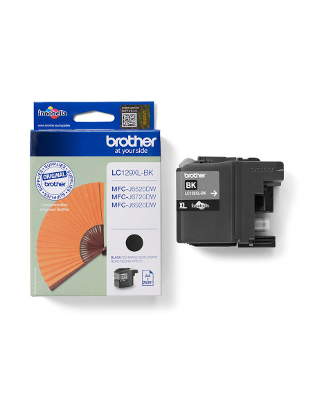 Brother LC129XLBK cartuccia d'inchiostro 1 pz Originale Resa elevata (XL) Nero