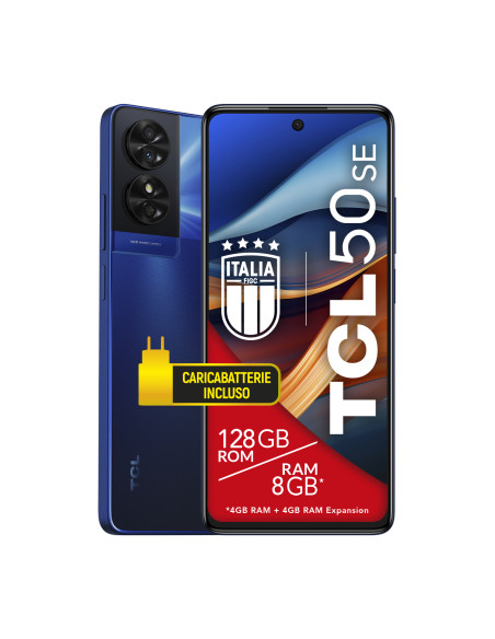 TCL 50 SE 17,2 cm (6.78") Doppia SIM Android 14 4G USB tipo-C 4 GB 128 GB 5010 mAh Blu