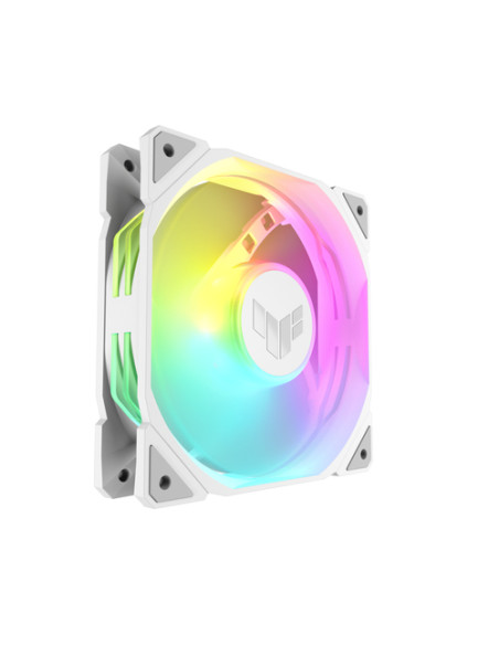 ASUS TUF GAMING TR120 ARGB REVERSE 1-pack White Case per computer Raffreddatore d'aria 12 cm Bianco