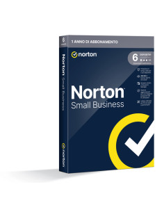 Norton Small Business | Protezione antivirus per piccole imprese e small office | 6 dispositivi | Licenza di 1 anno 2