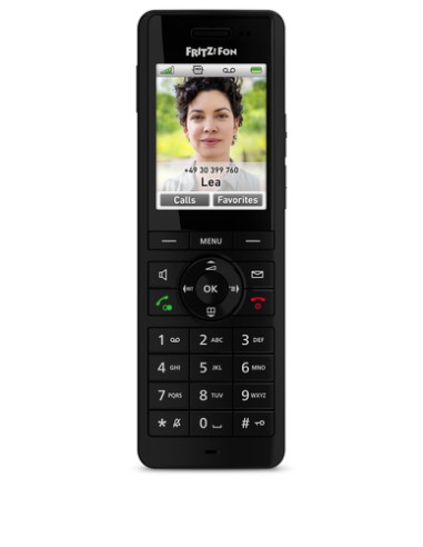 Fon FRITZ! X6 INT Telefono DECT Identificatore di chiamata Nero