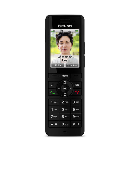 Fon FRITZ! X6 INT Telefono DECT Identificatore di chiamata Nero