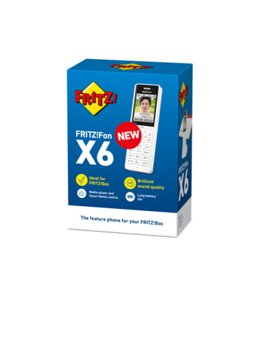 Fon FRITZ! X6 Telefono DECT Identificatore di chiamata Bianco